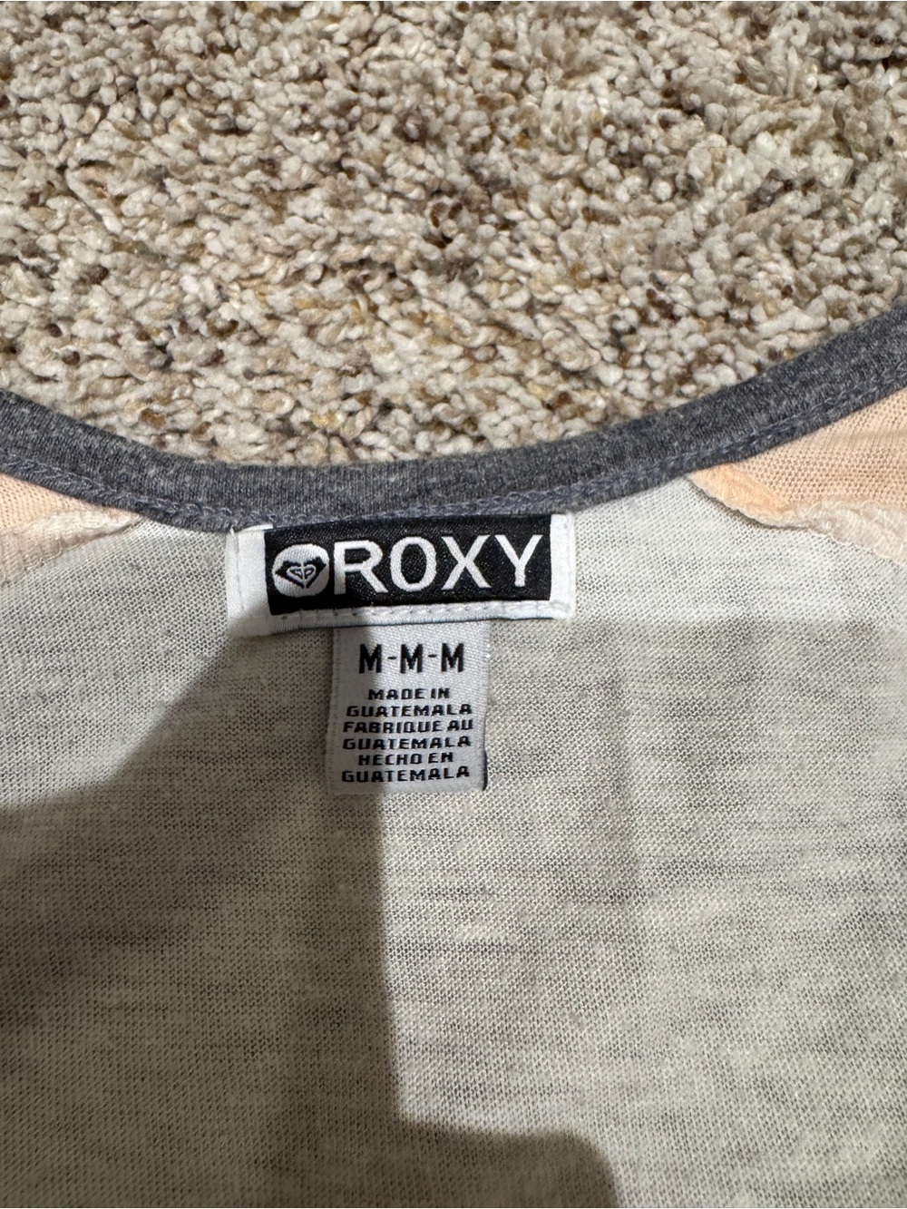 Roxy Raglan Qtr Sleeve Tee - Picture 2 of 2